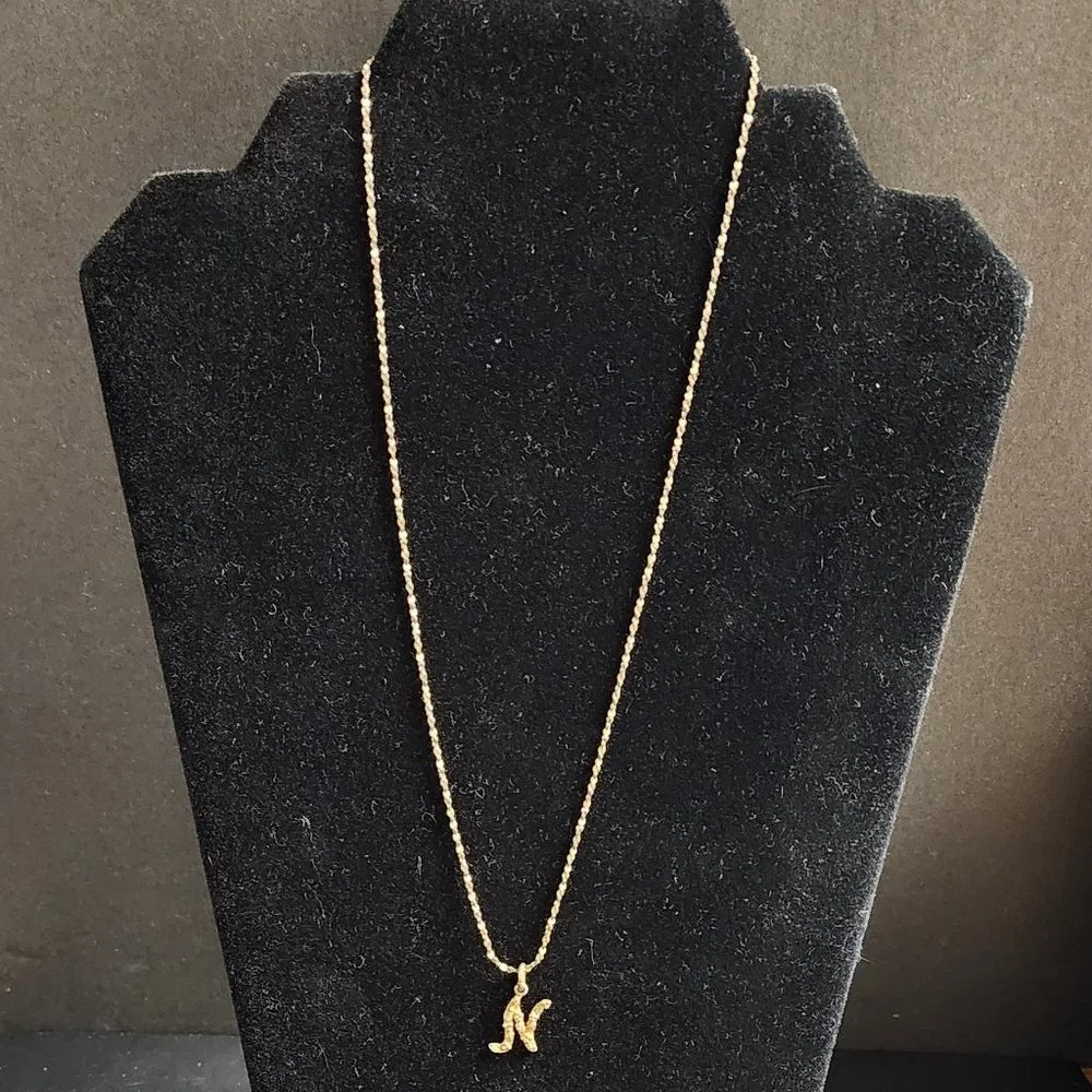 Black Hills Gold Initial Necklace - Picture 4 of 6